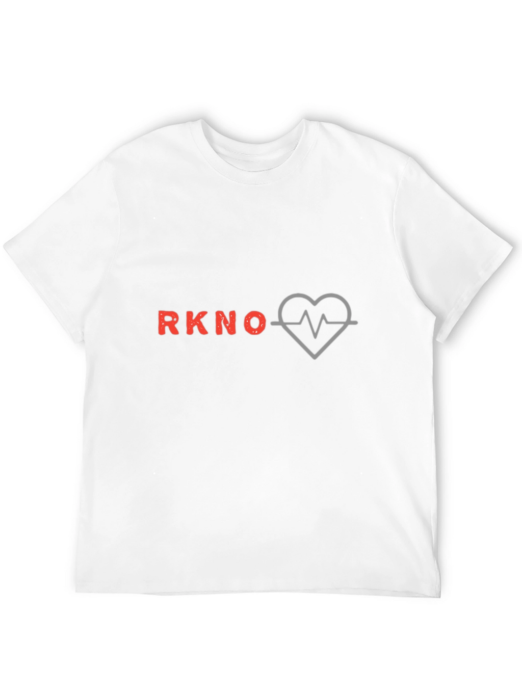 RKNO Heartbeat T-Shirt - Black Casual Tee