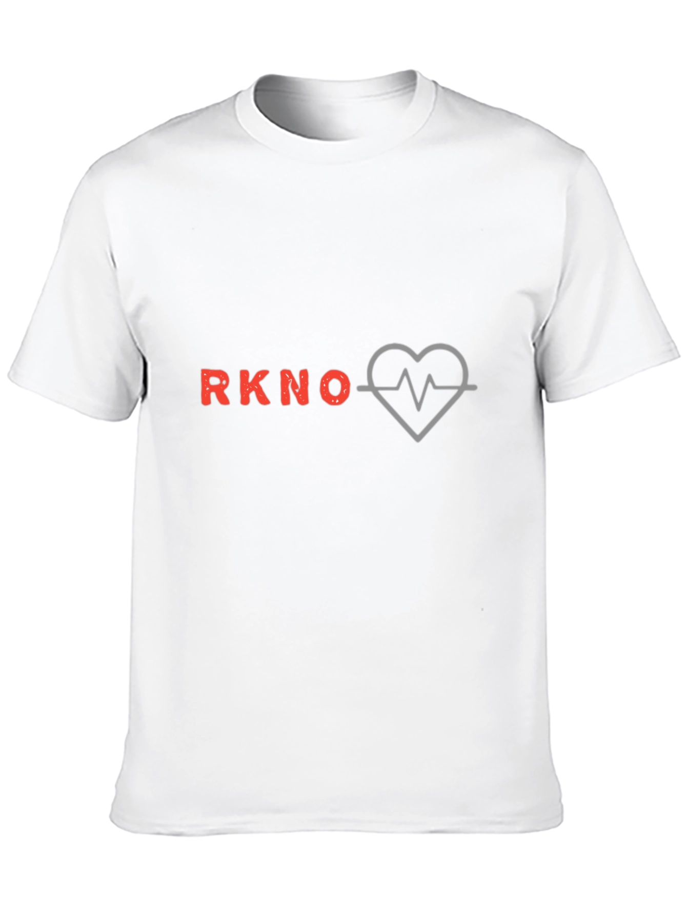 RKNO Heartbeat T-Shirt - Black Casual Tee