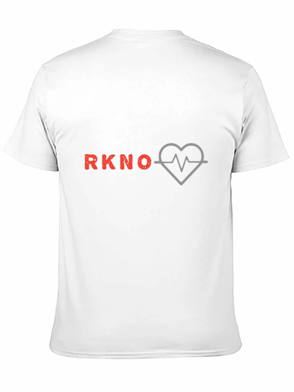 RKNO Heartbeat T-Shirt - Black Casual Tee