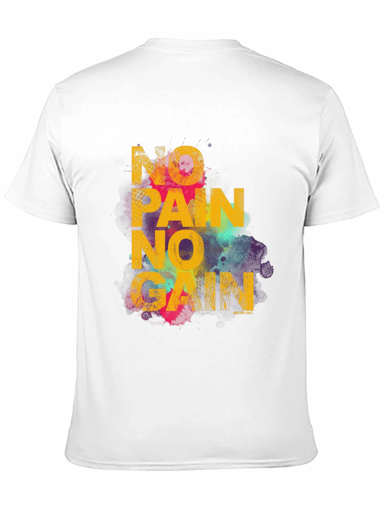 No Pain No Gain Graphic T-Shirt - Motivational Workout Tee