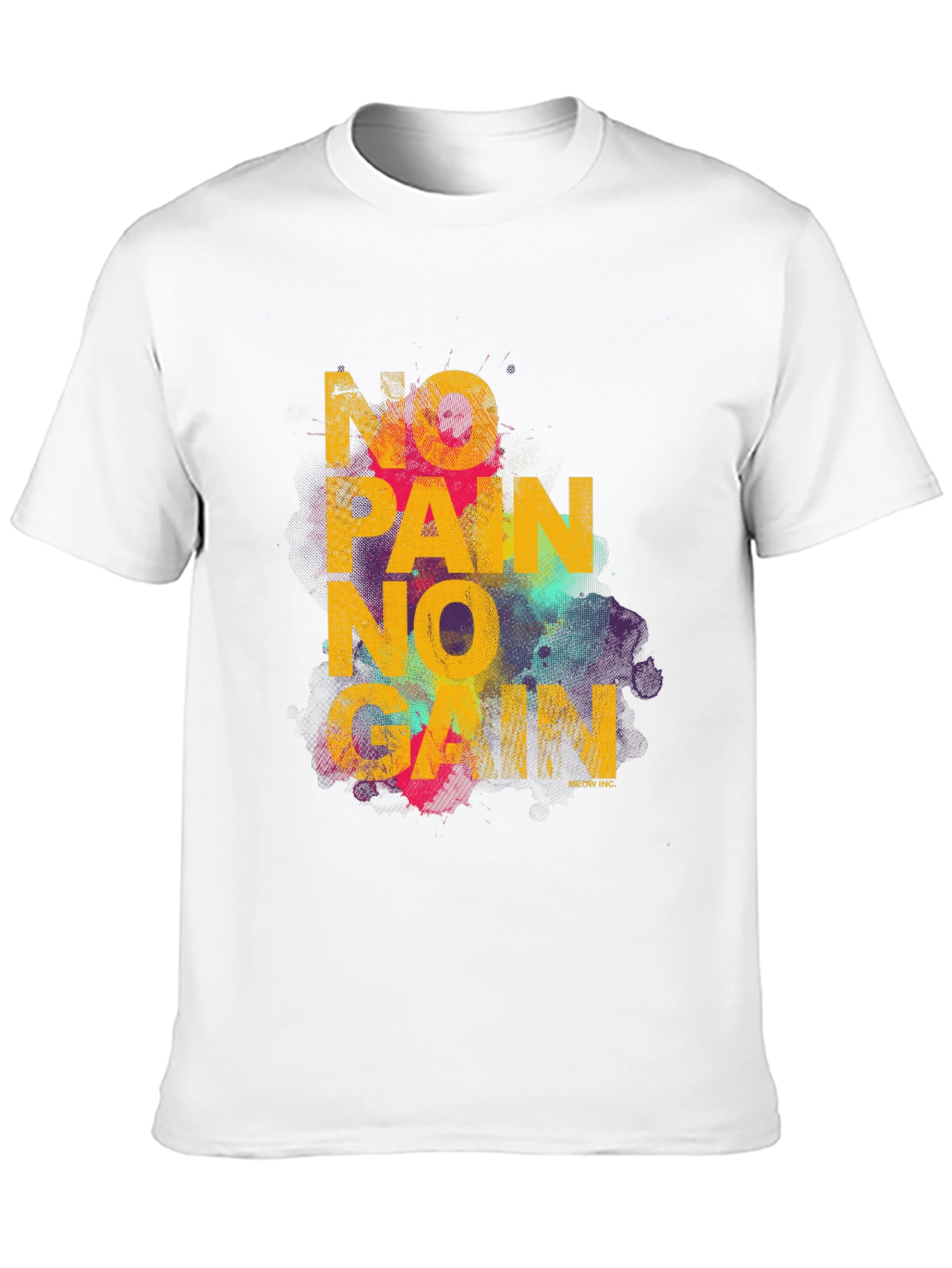 No Pain No Gain Graphic T-Shirt - Motivational Workout Tee