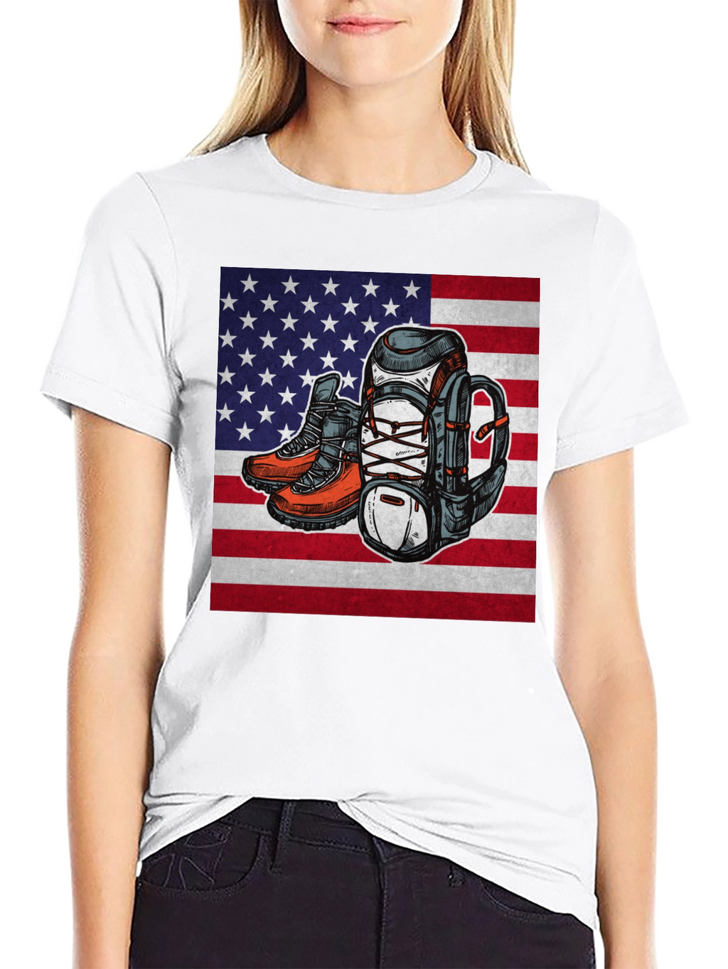 American Pride Hiking T-Shirt