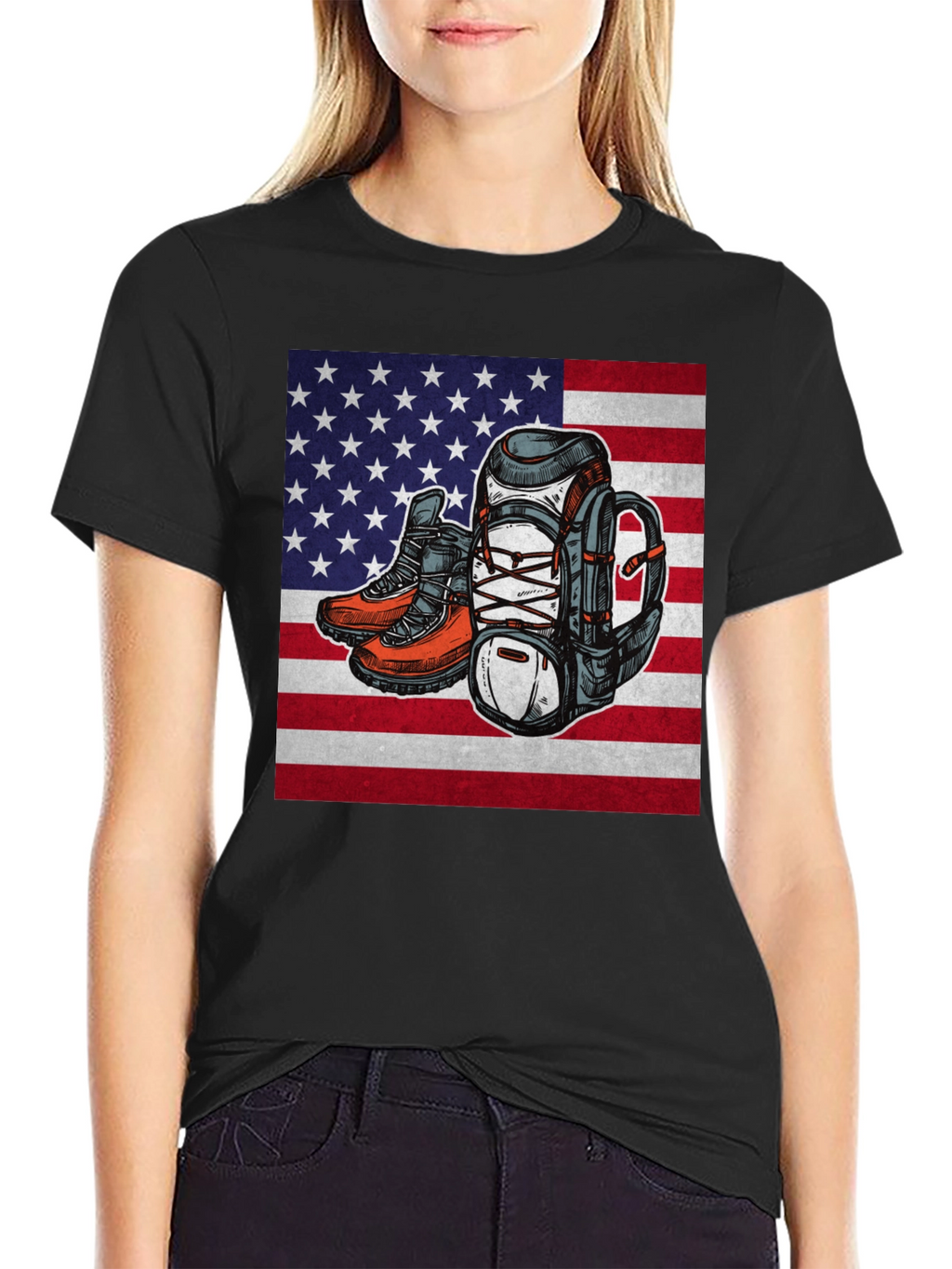 American Pride Hiking T-Shirt