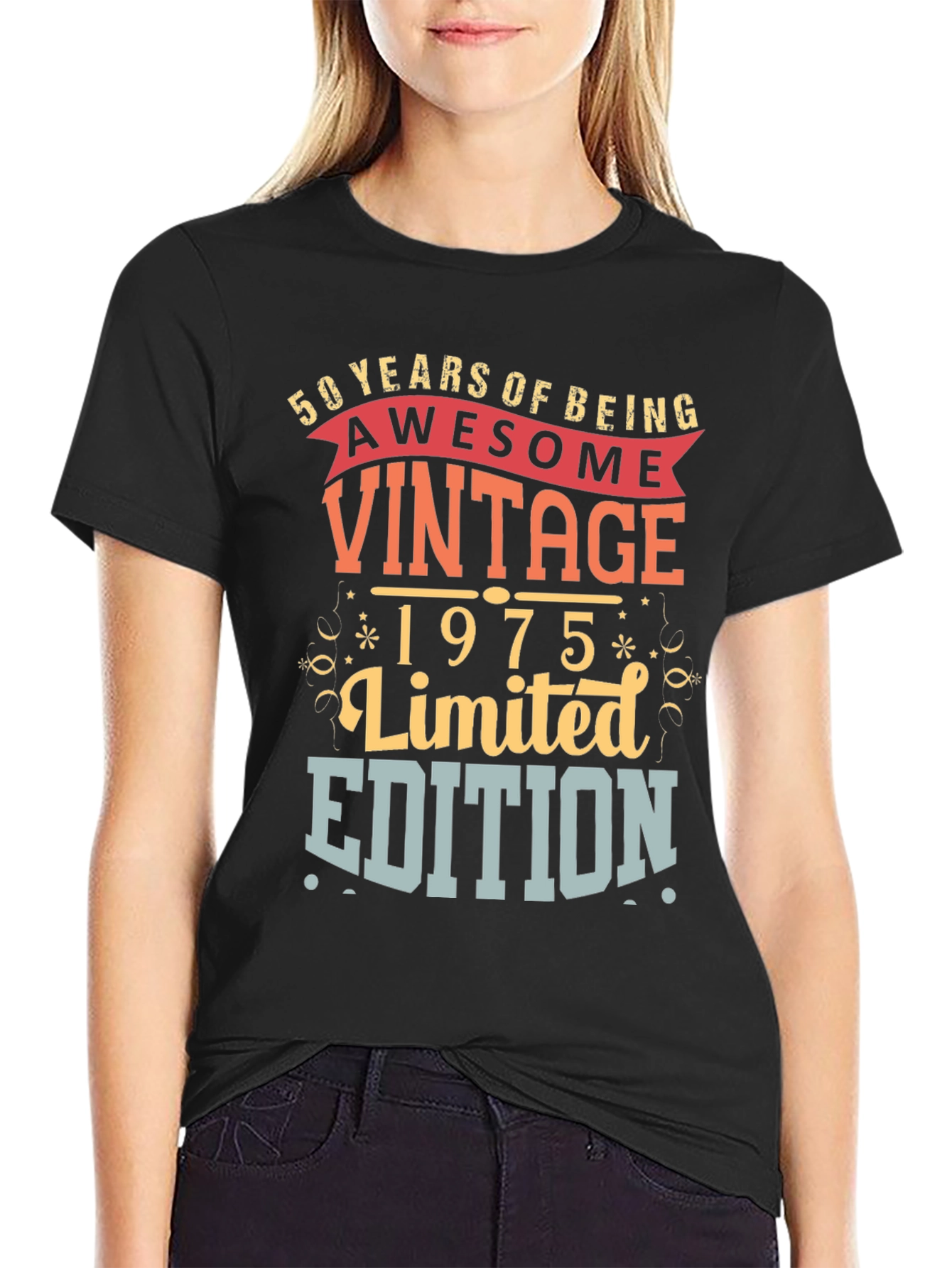 Vintage 1975 Limited Edition Birthday T-Shirt