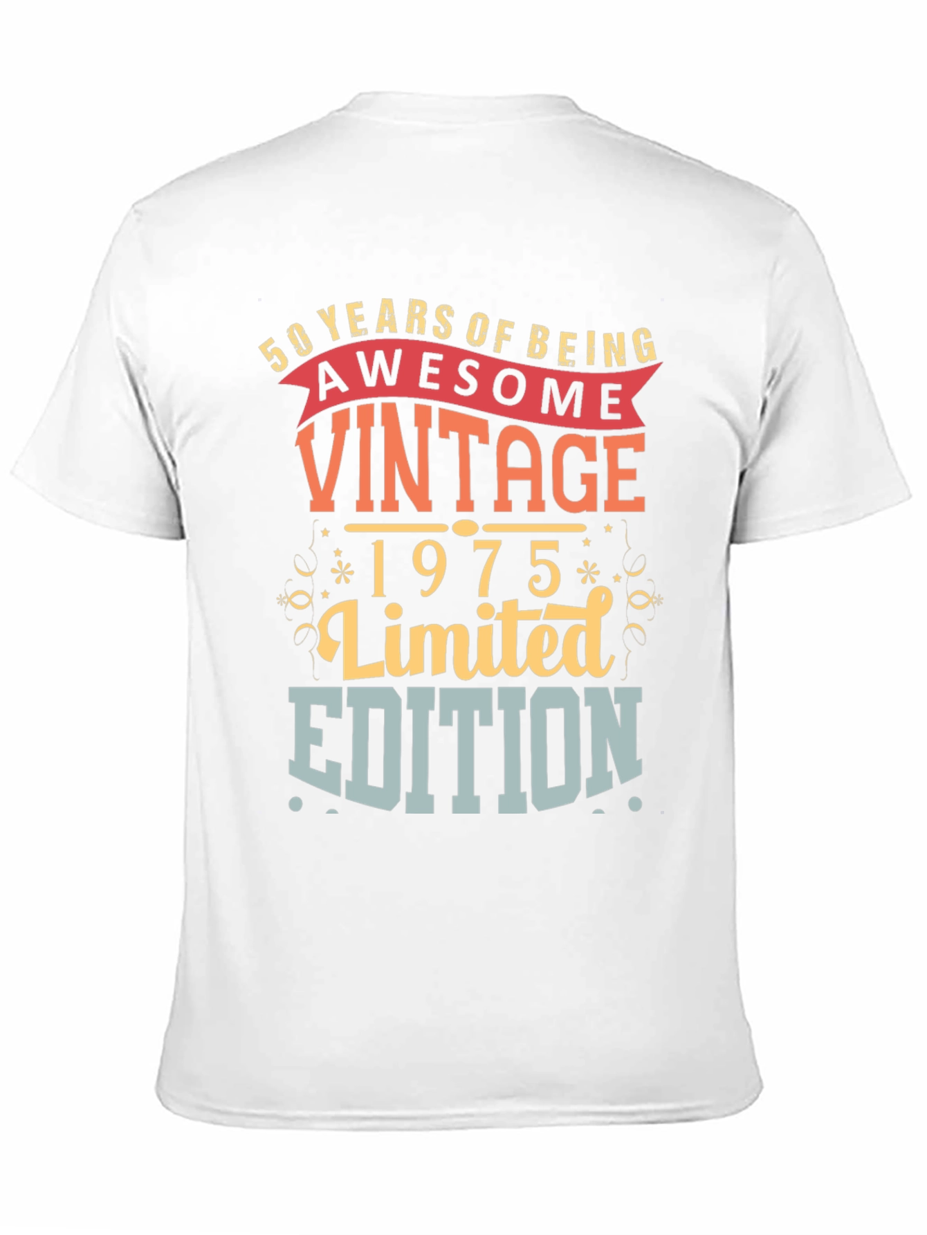 Vintage 1975 Limited Edition Birthday T-Shirt