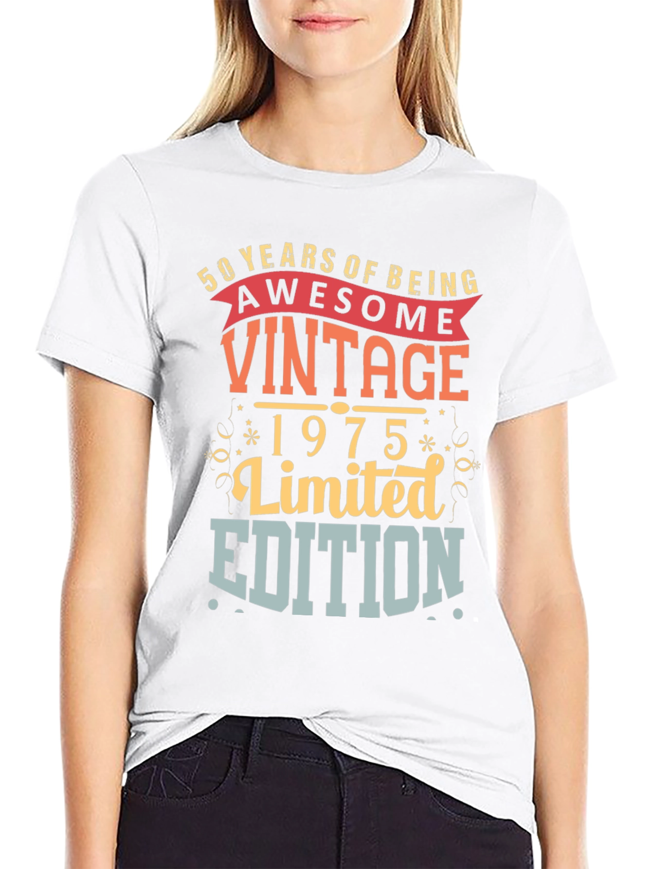 Vintage 1975 Limited Edition Birthday T-Shirt