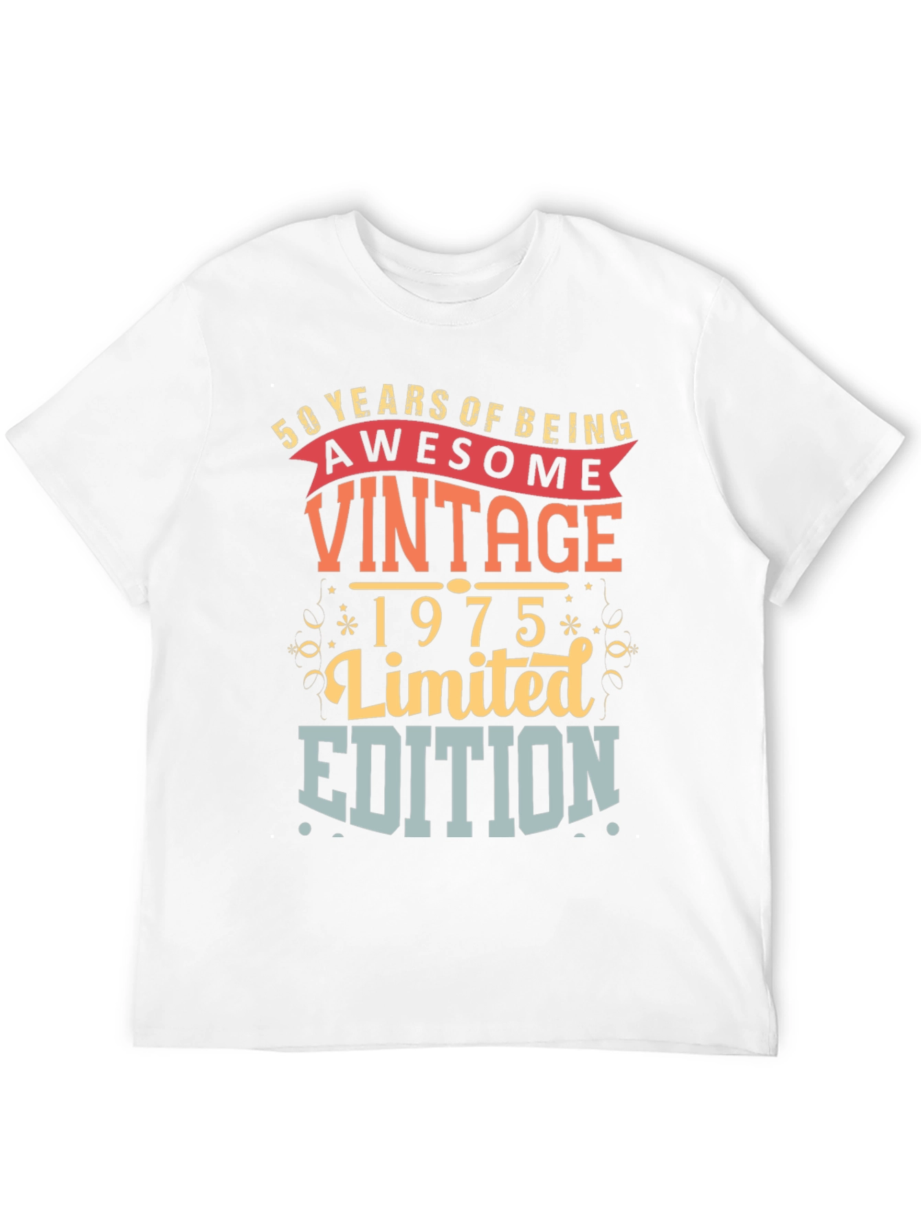 Vintage 1975 Limited Edition Birthday T-Shirt