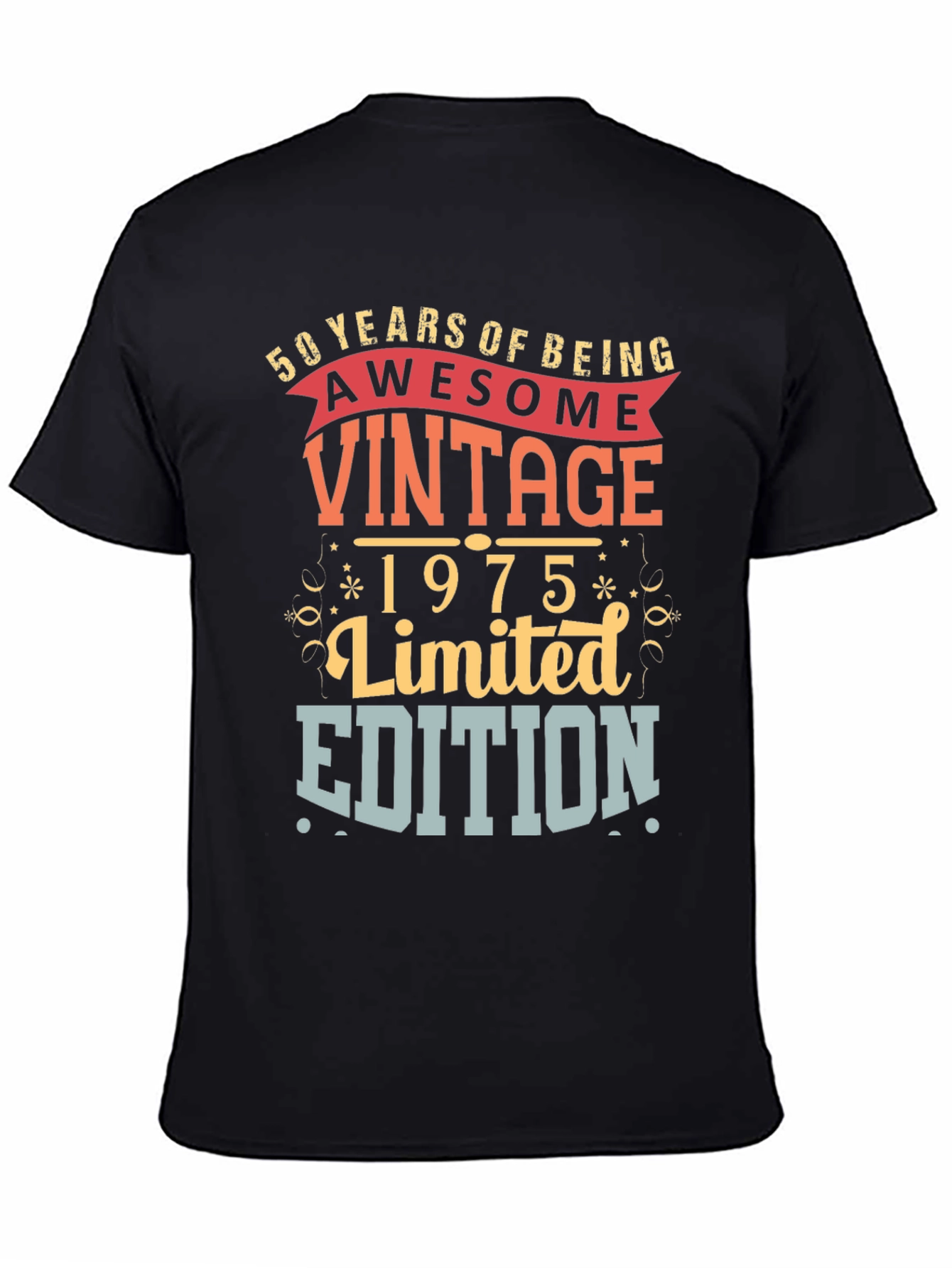 Vintage 1975 Limited Edition Birthday T-Shirt