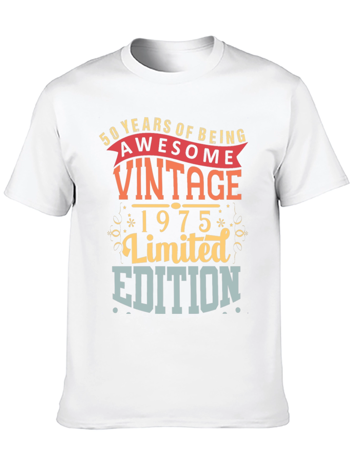 Vintage 1975 Limited Edition Birthday T-Shirt