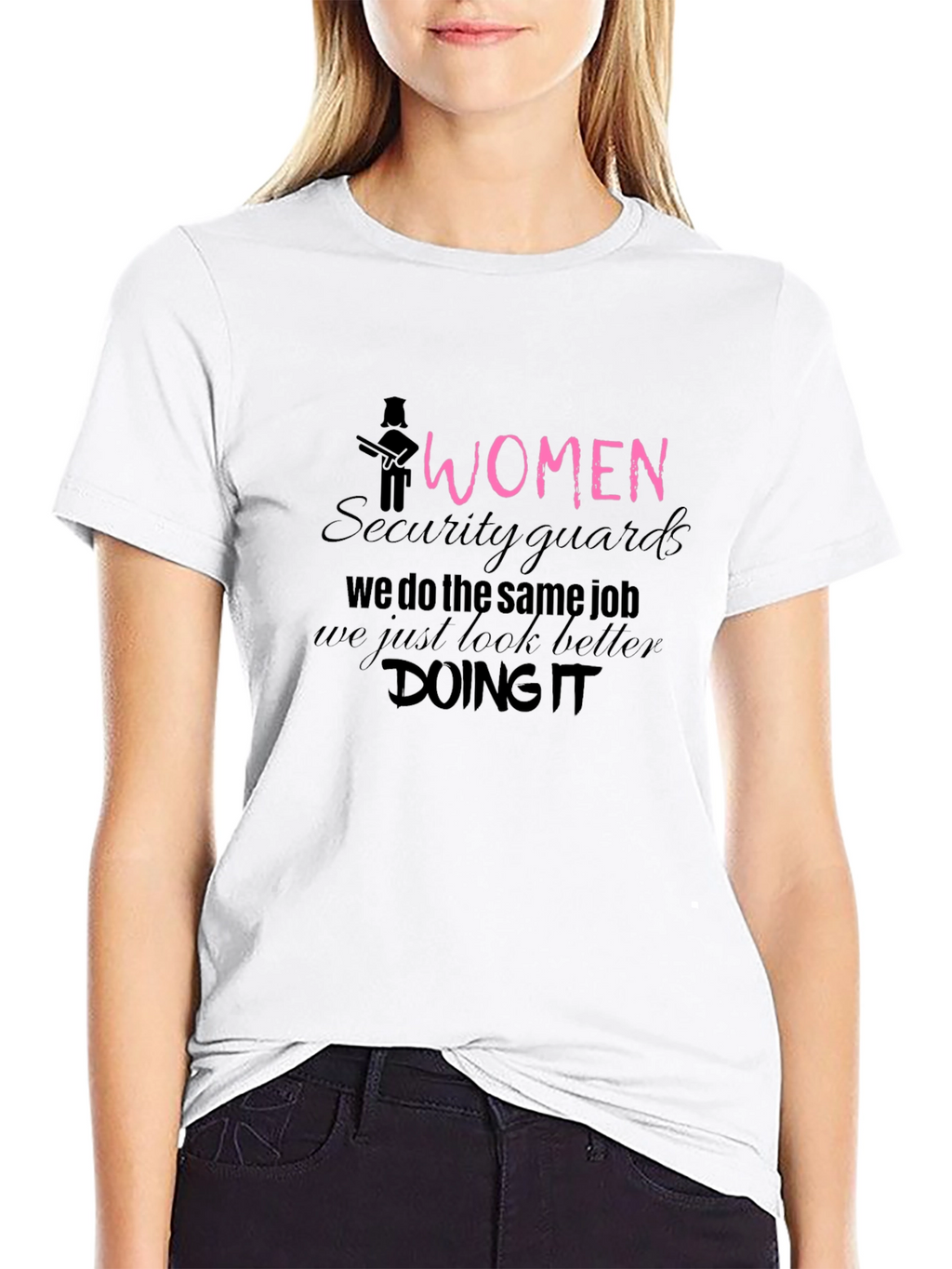 Women Security Guard T-Shirt