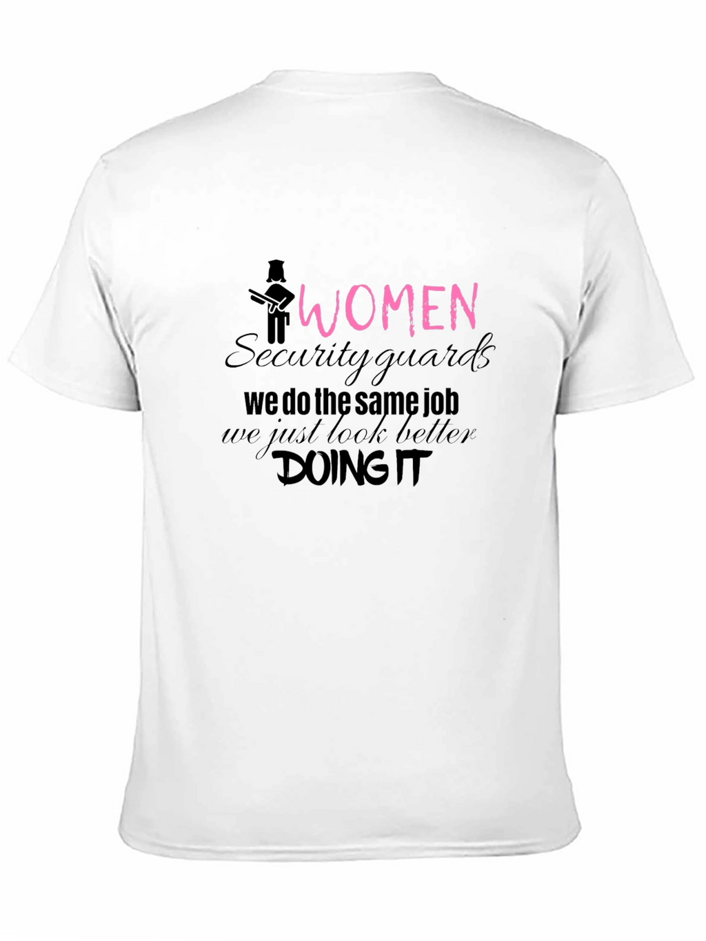 Women Security Guard T-Shirt