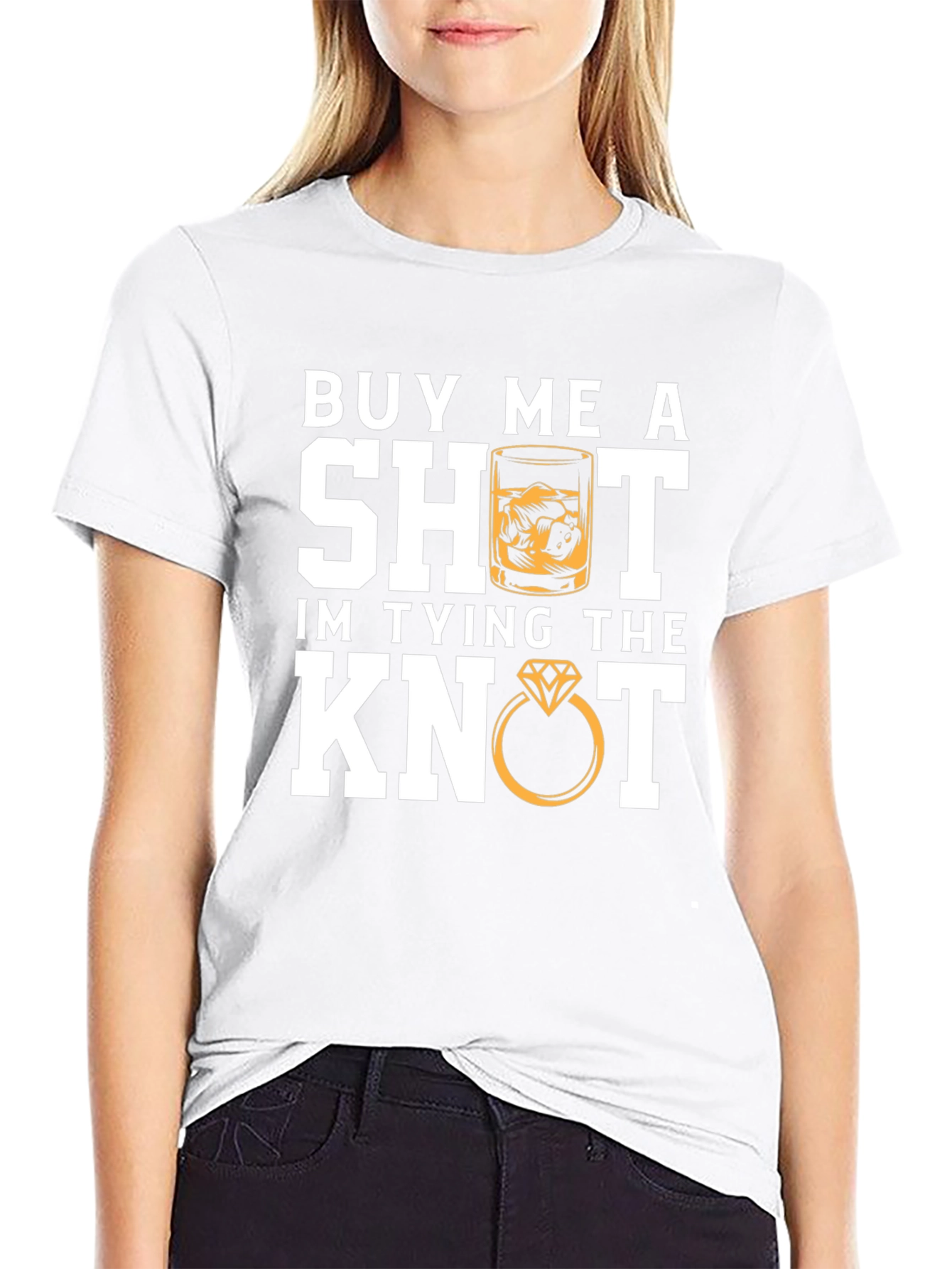 Buy Me A Shot T-Shirt: Tying The Knot Groom Tee