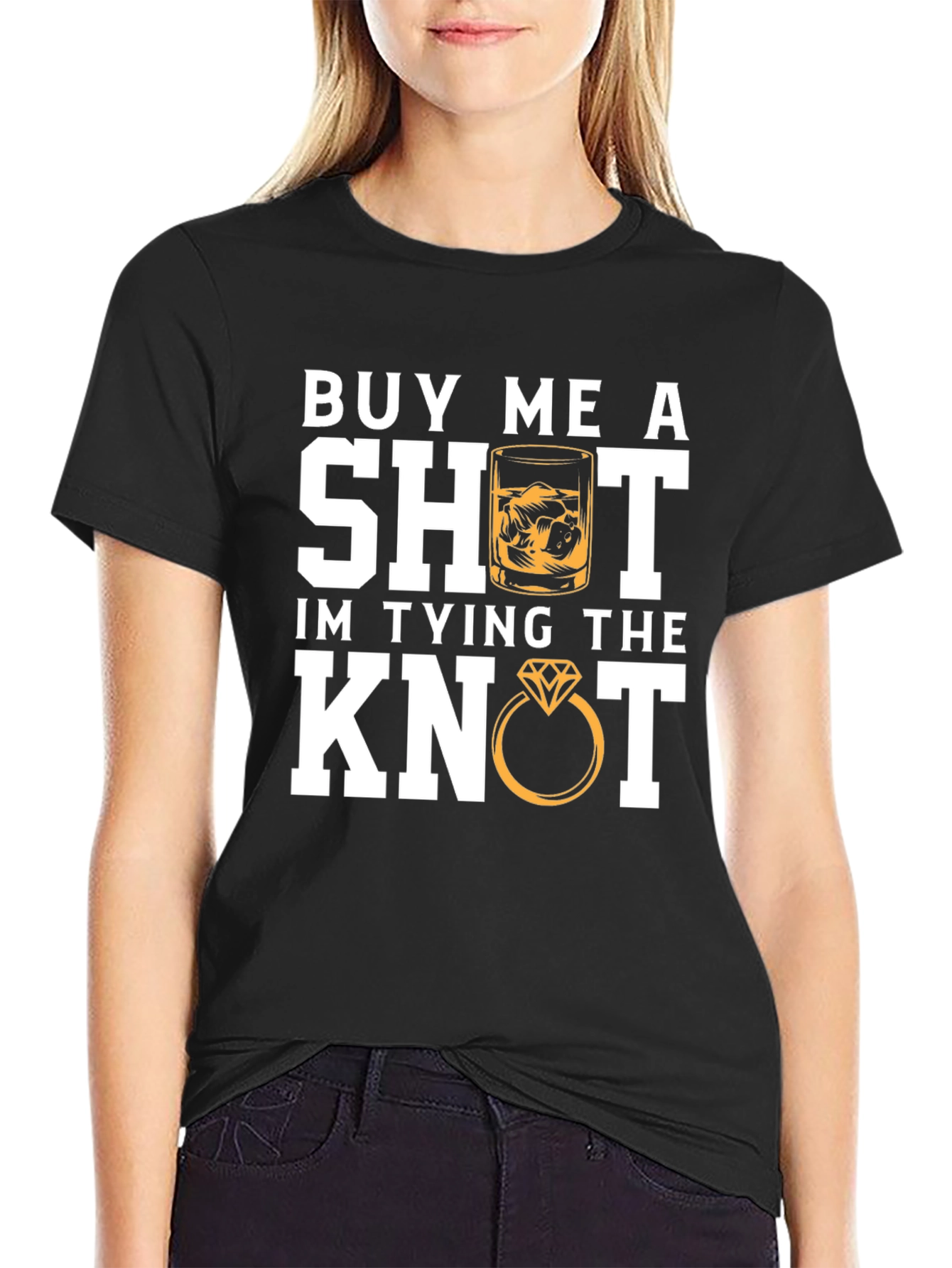 Buy Me A Shot T-Shirt: Tying The Knot Groom Tee
