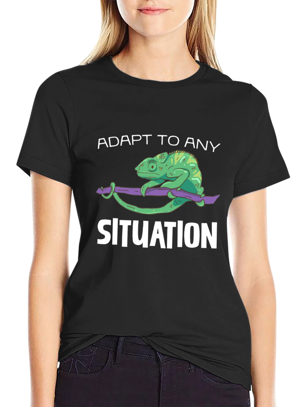 Adapt to Any Situation Chameleon Graphic Tee
