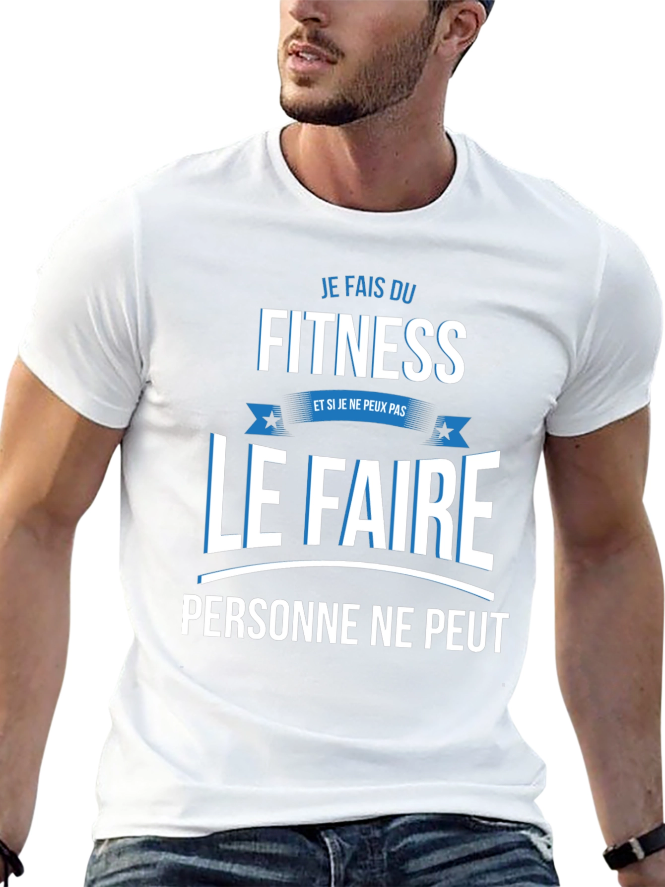 Fitness Fanatic T-Shirt - Je Fais Du Fitness