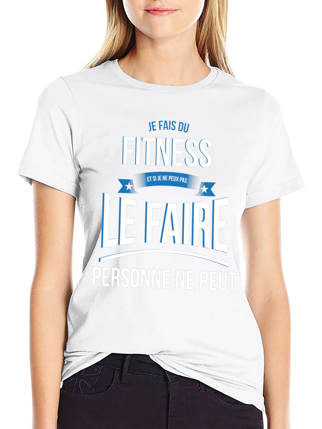 Fitness Fanatic T-Shirt - Je Fais Du Fitness