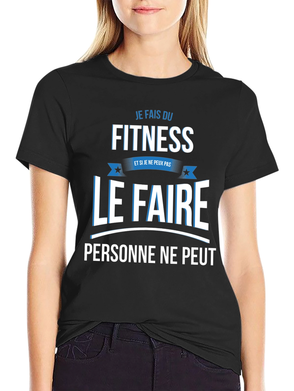 Fitness Fanatic T-Shirt - Je Fais Du Fitness