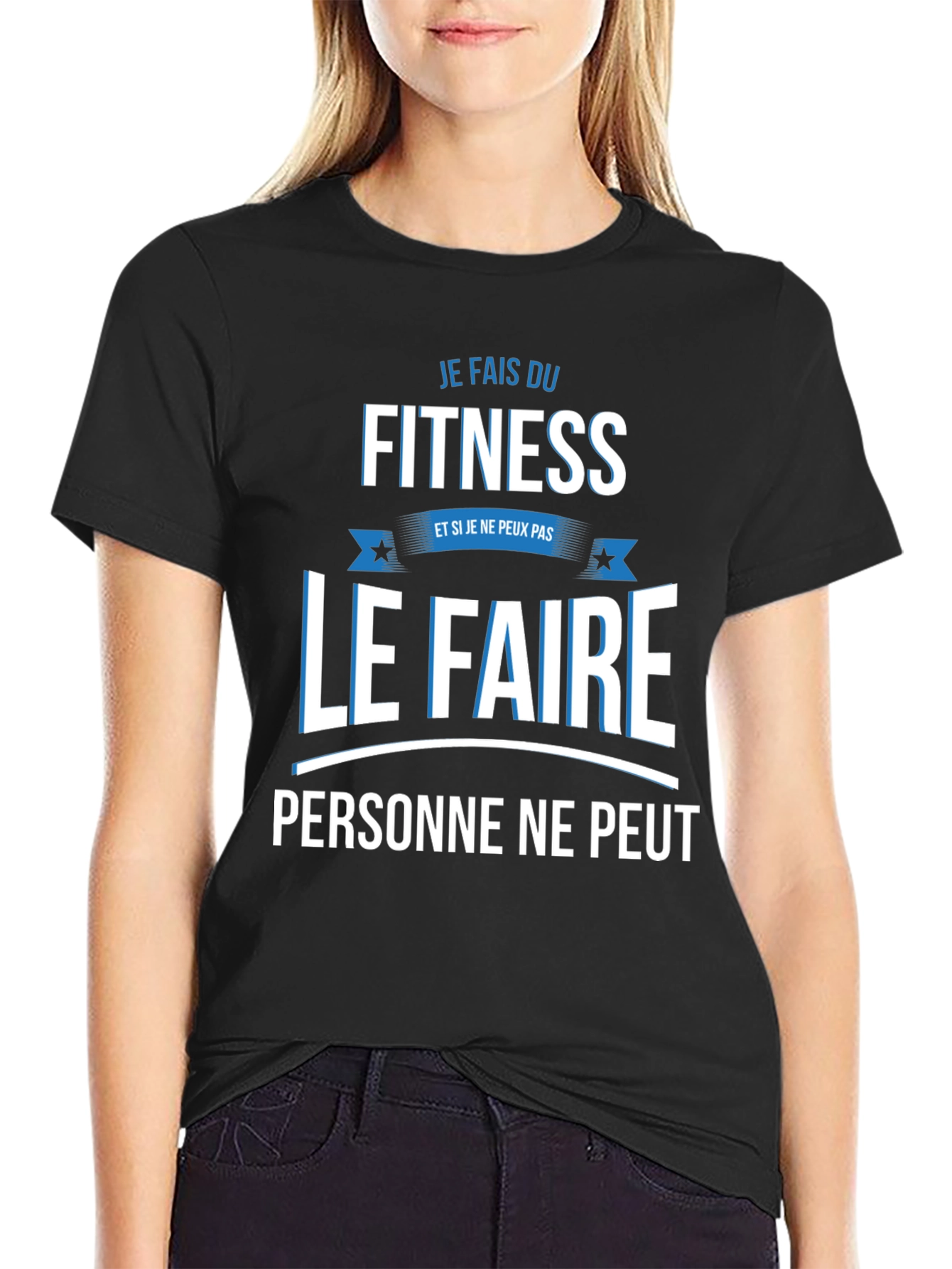 Fitness Fanatic T-Shirt - Je Fais Du Fitness