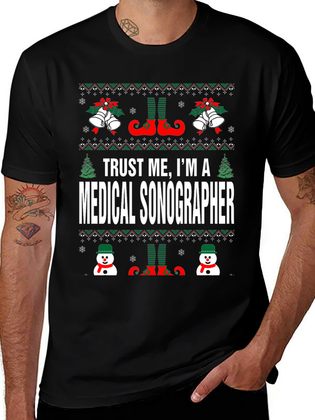 Medical Sonographer Christmas T-Shirt