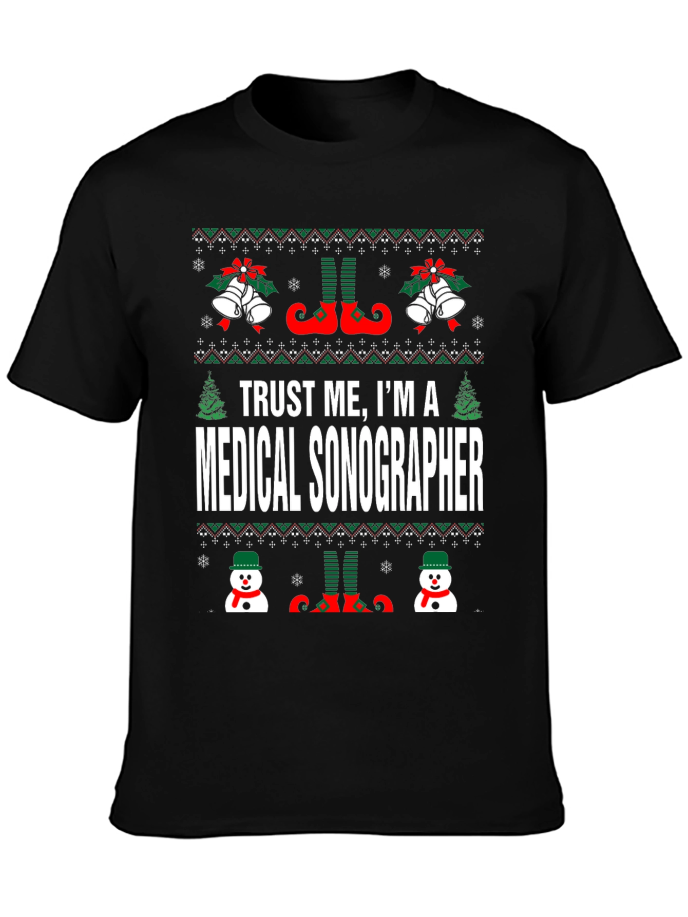Medical Sonographer Christmas T-Shirt