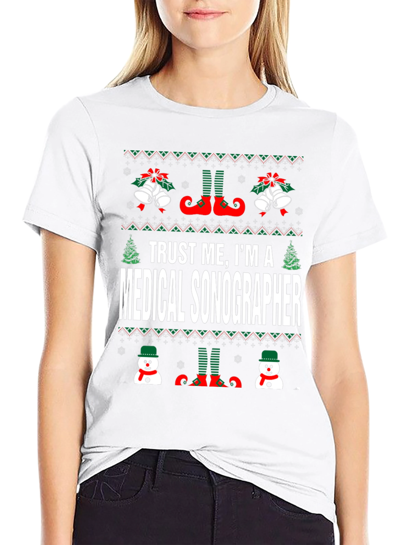 Medical Sonographer Christmas T-Shirt