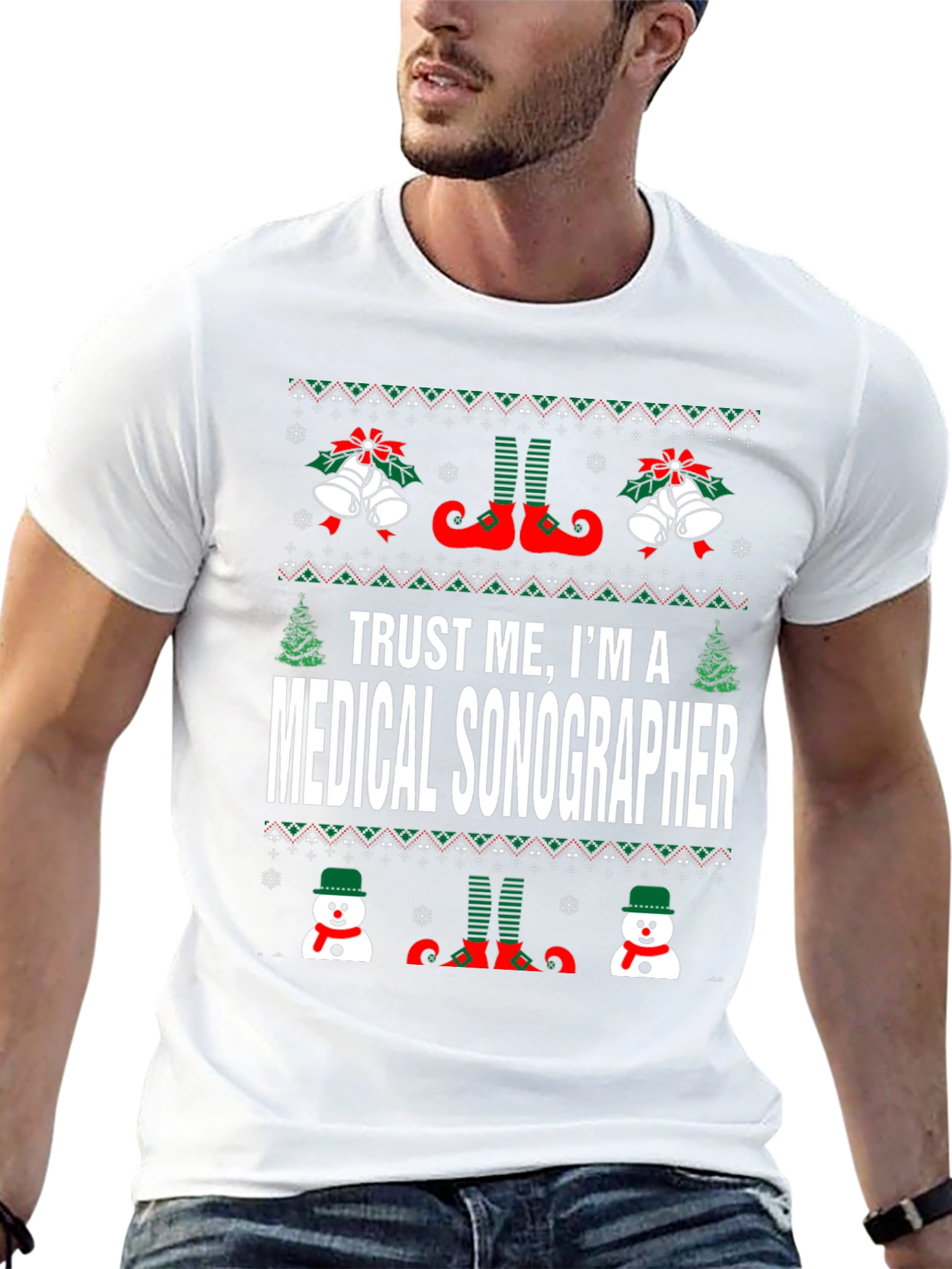 Medical Sonographer Christmas T-Shirt