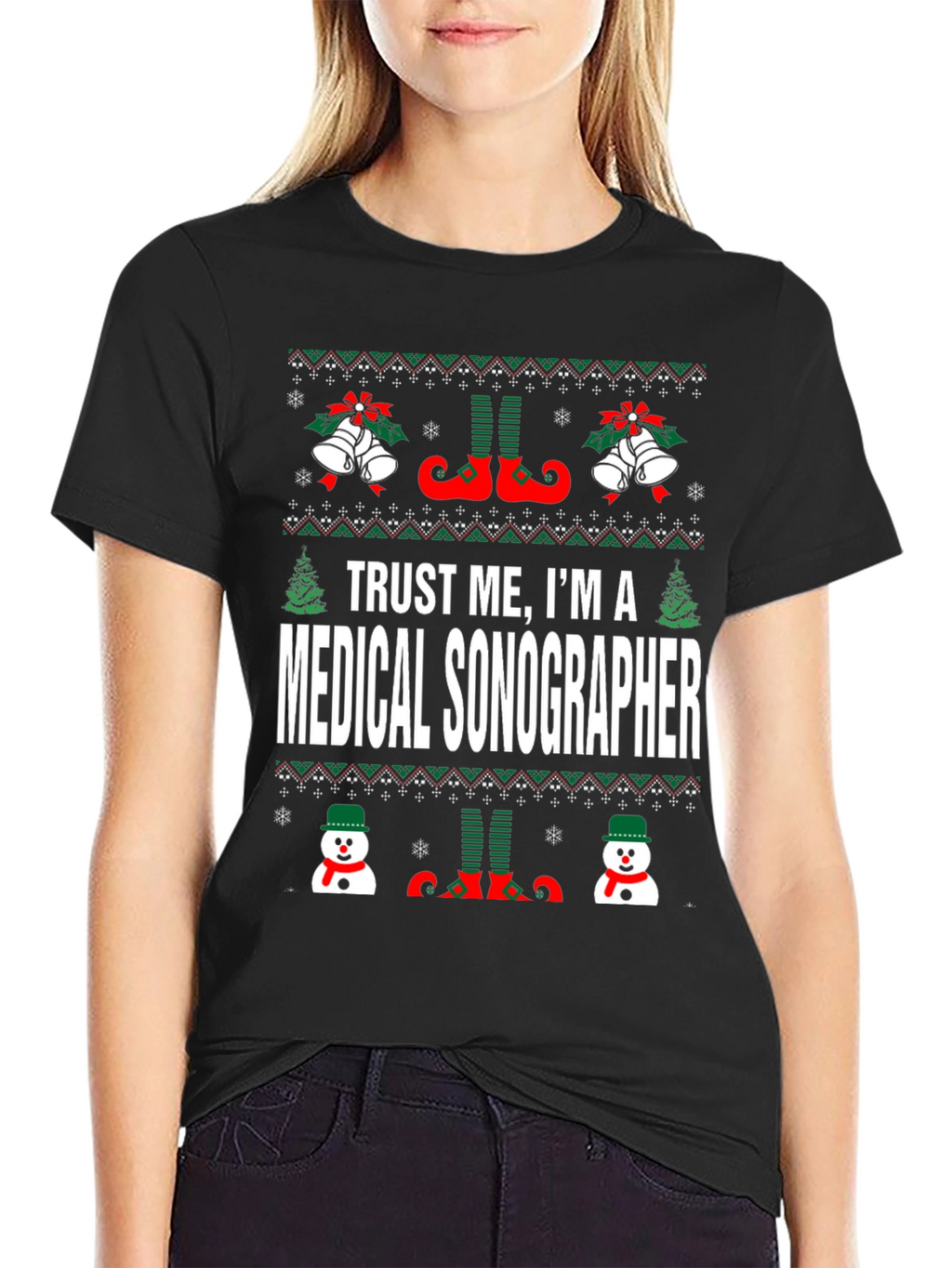 Medical Sonographer Christmas T-Shirt