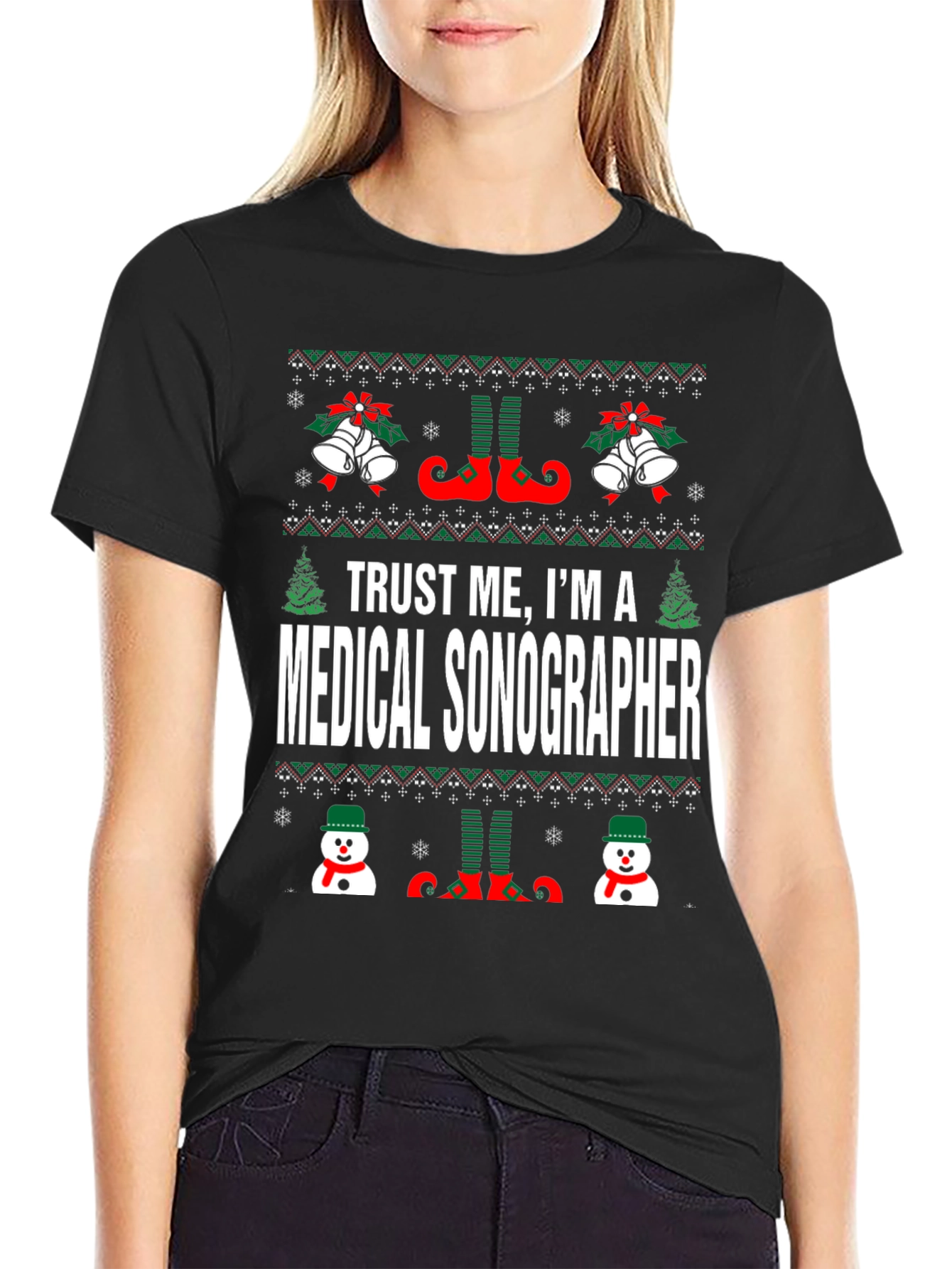 Medical Sonographer Christmas T-Shirt