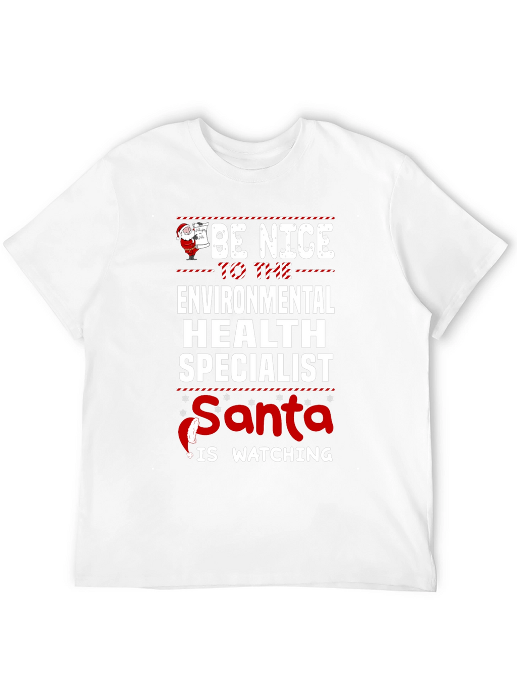 Funny Environmental Health Specialist Christmas T-Shirt