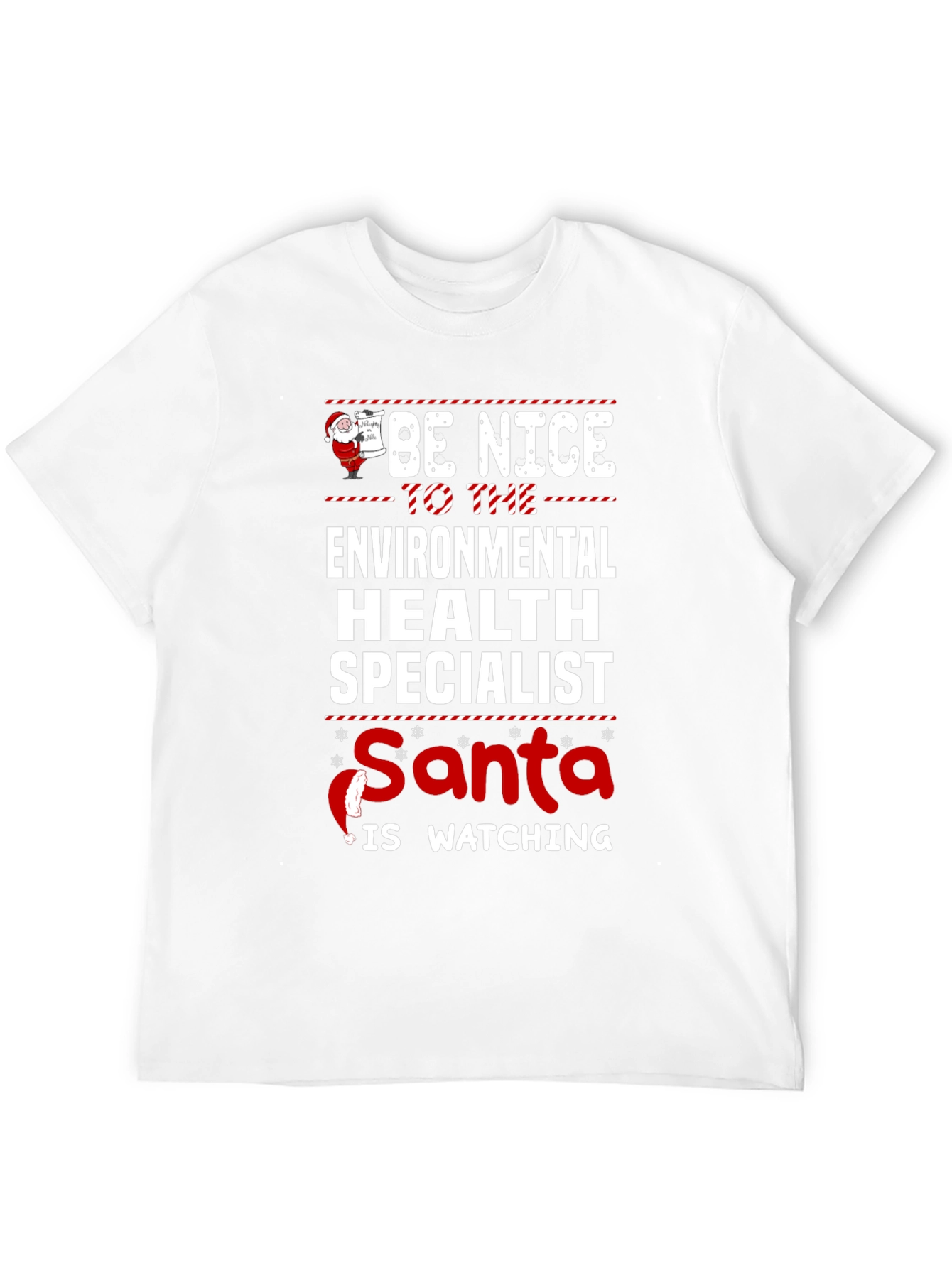 Funny Environmental Health Specialist Christmas T-Shirt