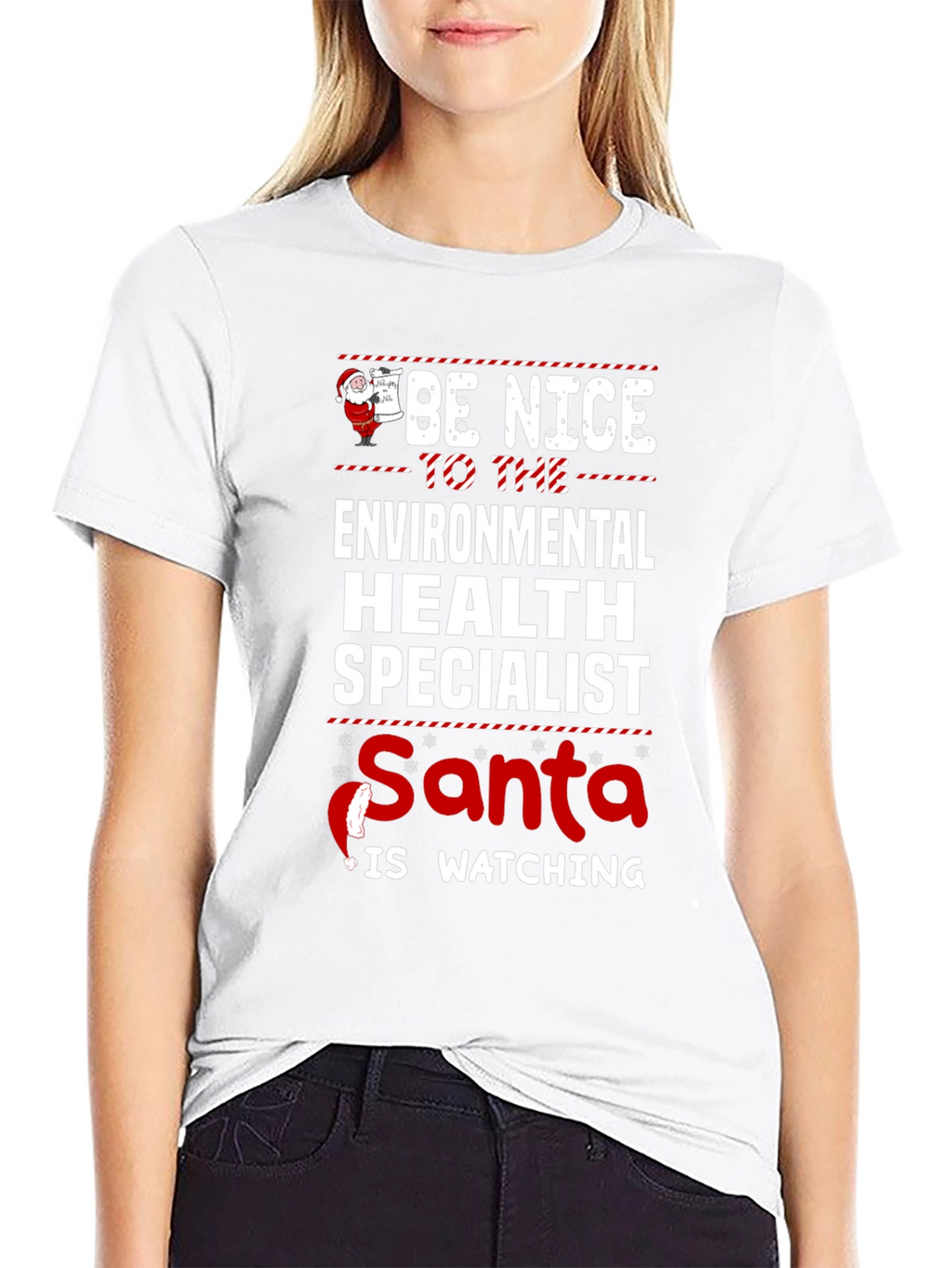 Funny Environmental Health Specialist Christmas T-Shirt
