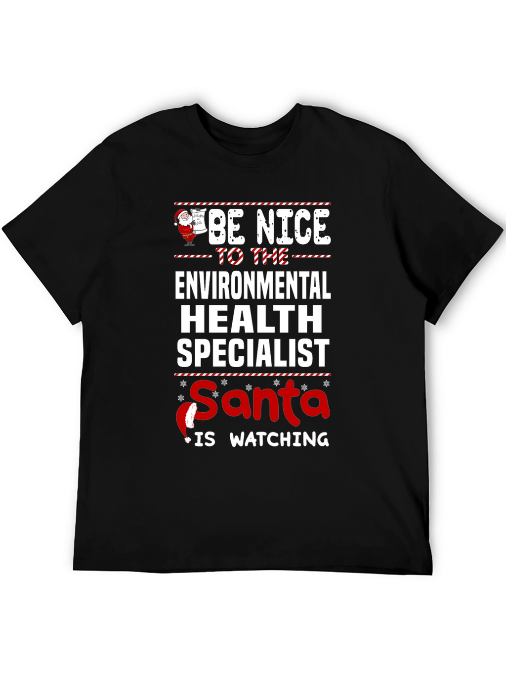 Funny Environmental Health Specialist Christmas T-Shirt