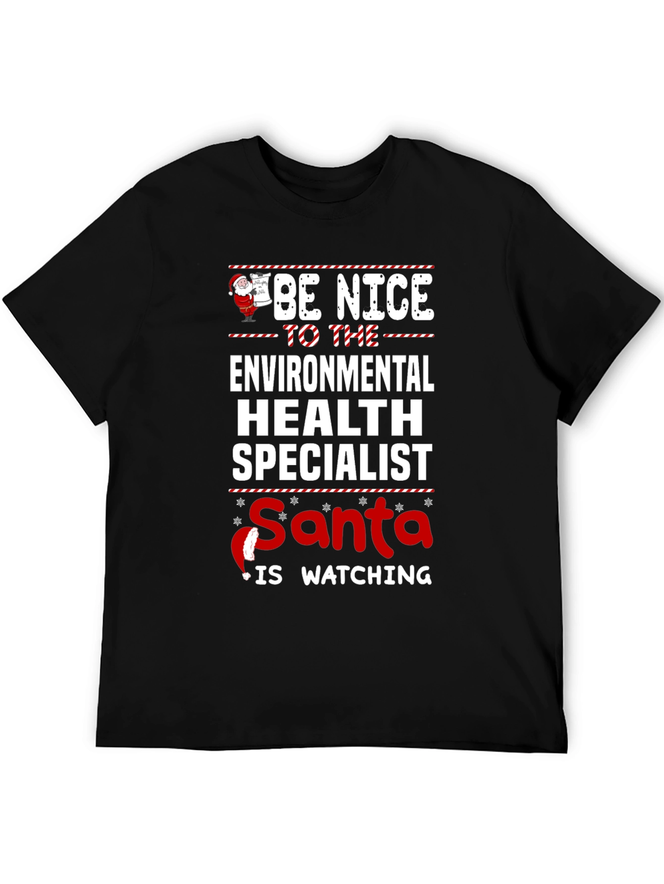 Funny Environmental Health Specialist Christmas T-Shirt