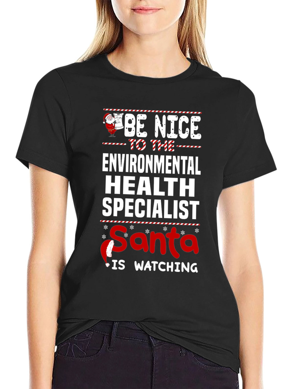 Funny Environmental Health Specialist Christmas T-Shirt