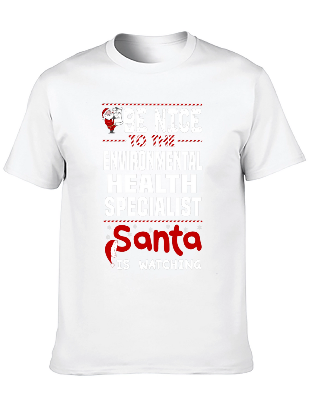 Funny Environmental Health Specialist Christmas T-Shirt
