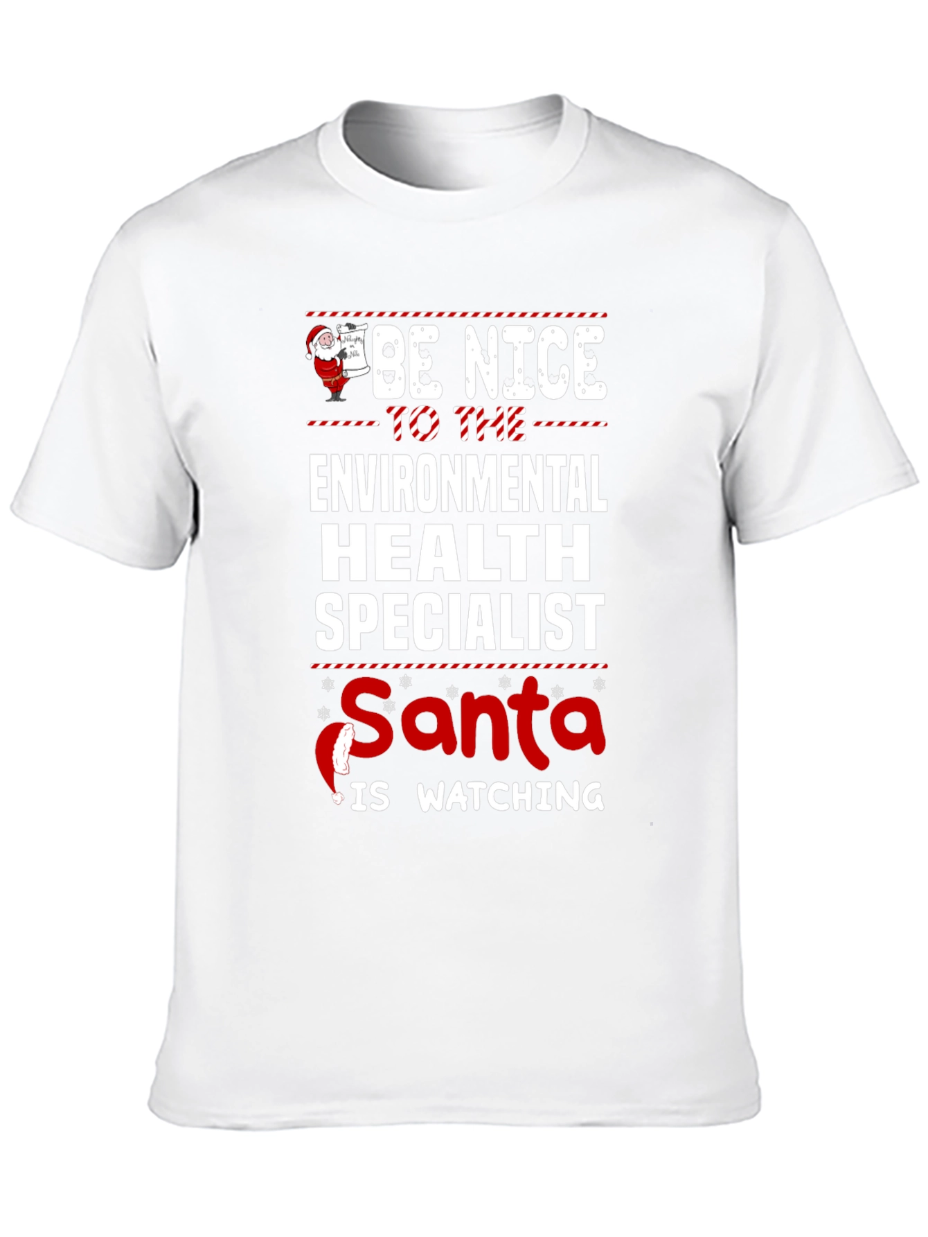 Funny Environmental Health Specialist Christmas T-Shirt
