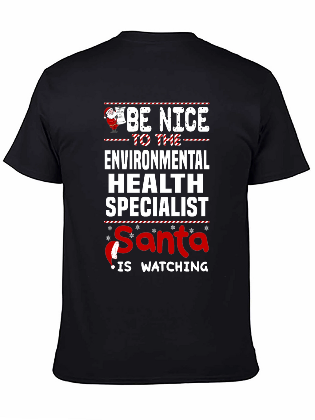 Funny Environmental Health Specialist Christmas T-Shirt