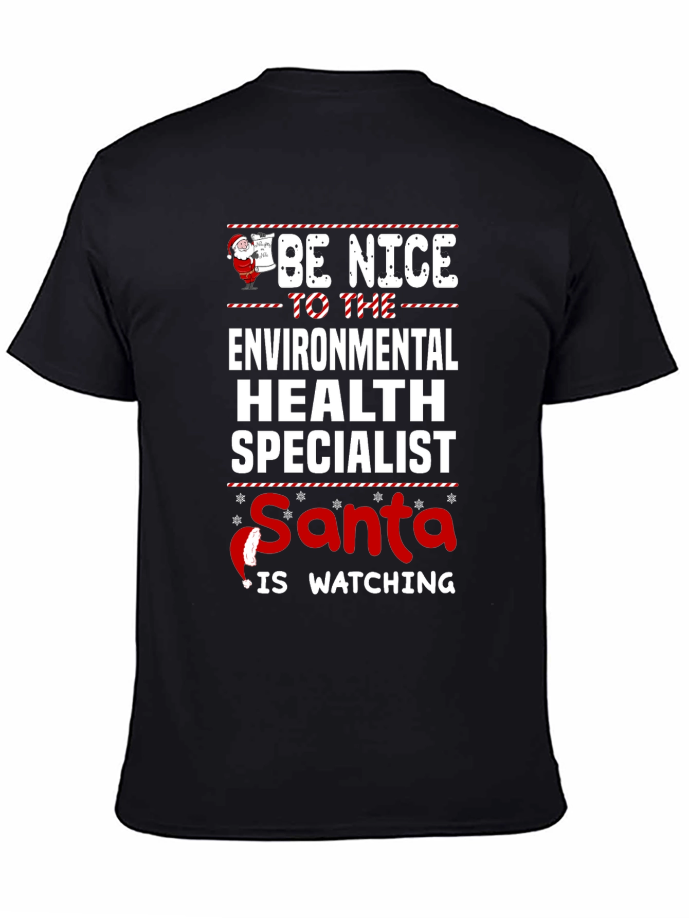 Funny Environmental Health Specialist Christmas T-Shirt