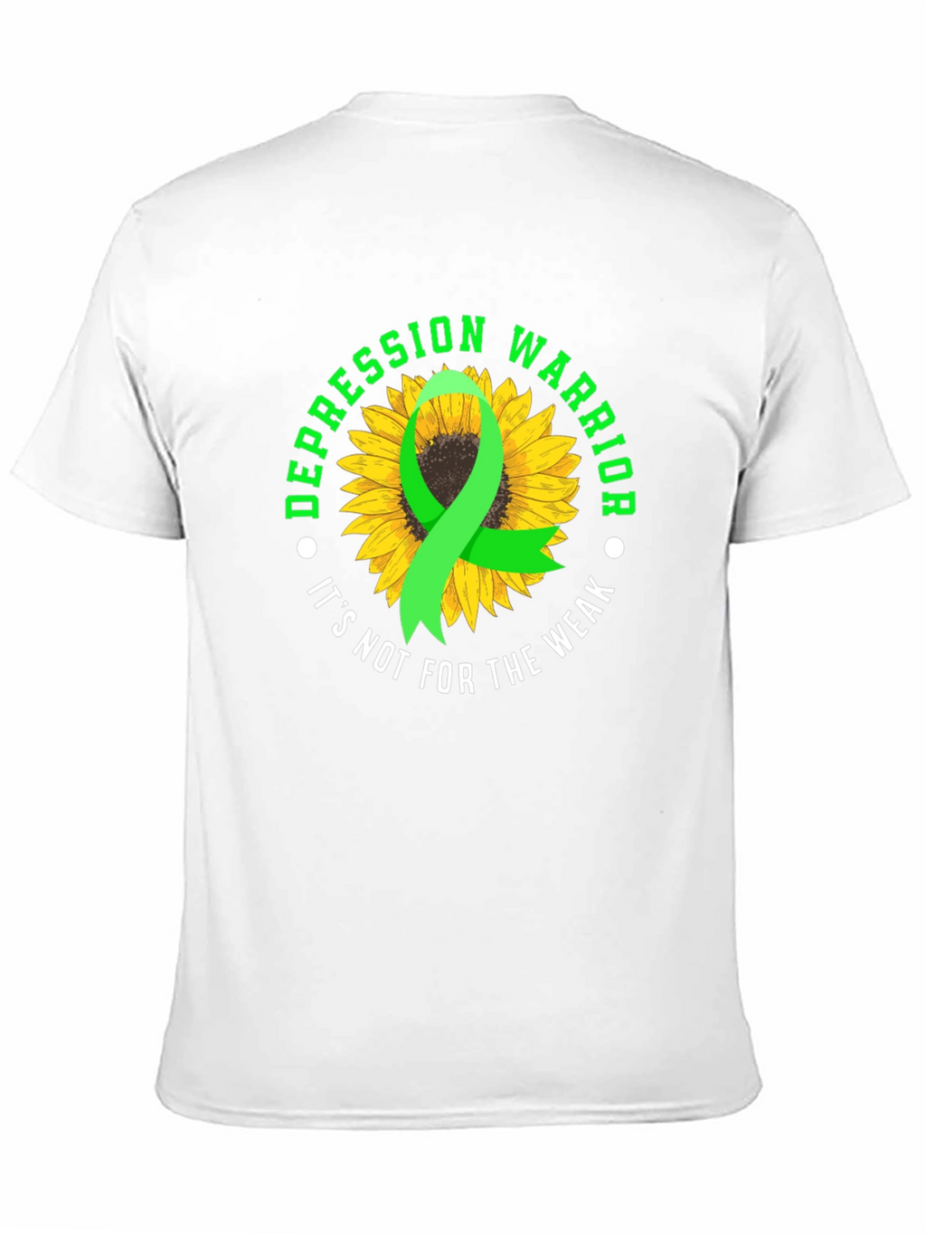 Depression Warrior Sunflower Graphic Tee