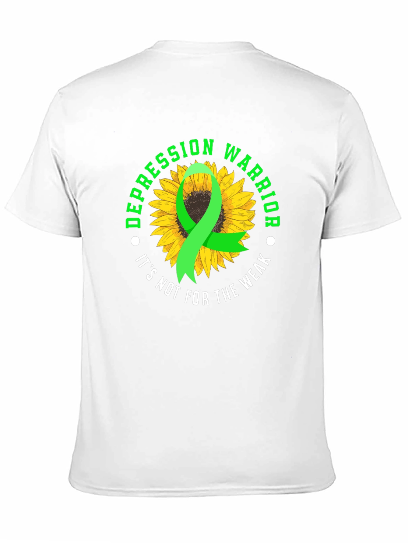 Depression Warrior Sunflower Graphic Tee
