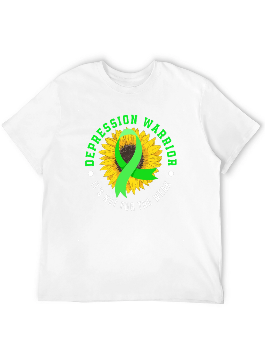 Depression Warrior Sunflower Graphic Tee