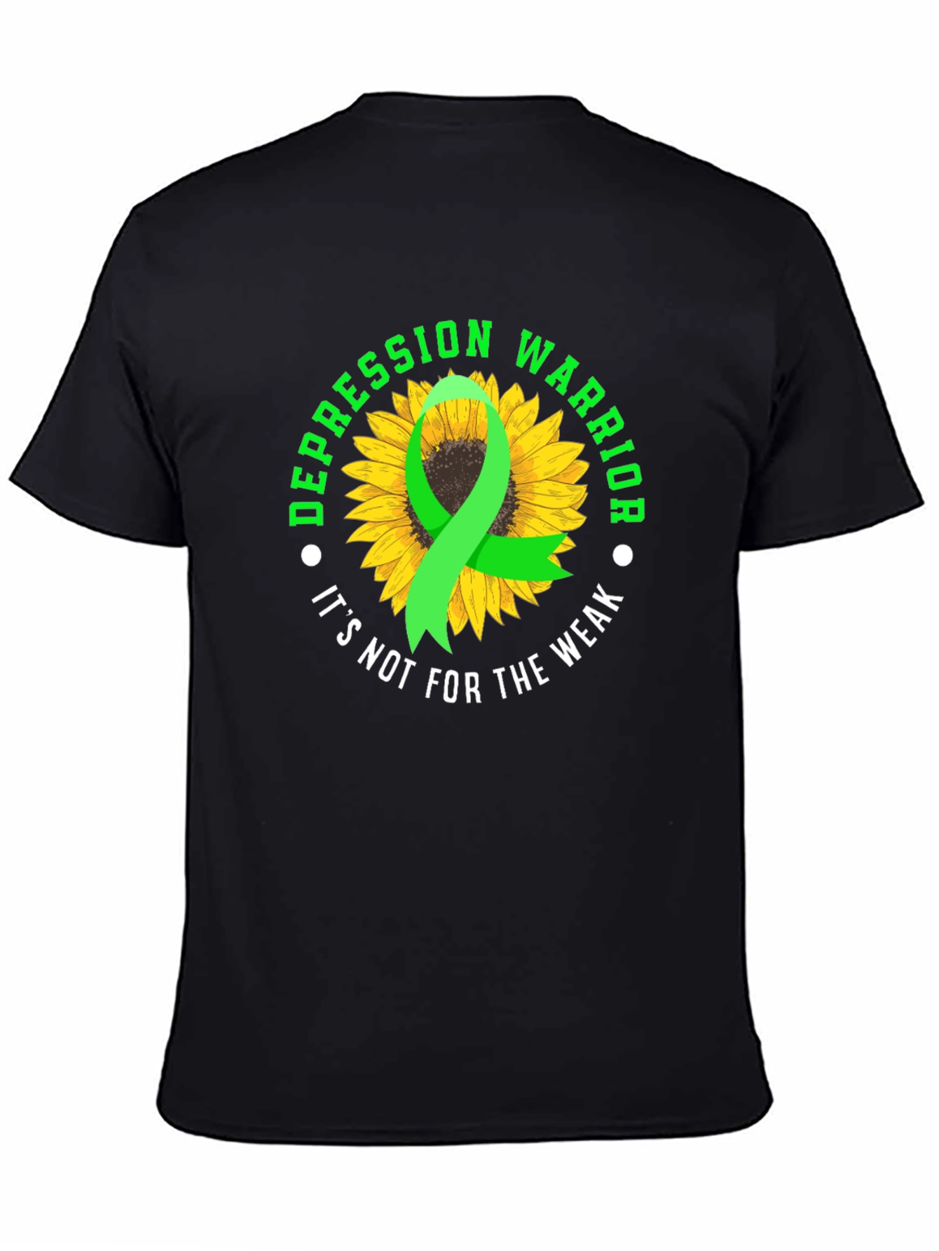 Depression Warrior Sunflower Graphic Tee