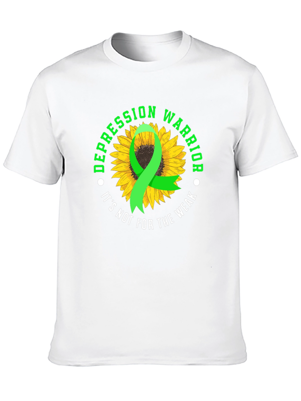 Depression Warrior Sunflower Graphic Tee