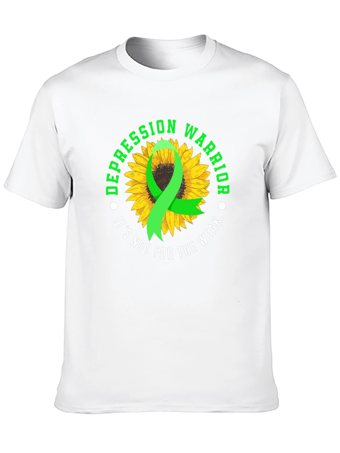 Depression Warrior Sunflower Graphic Tee