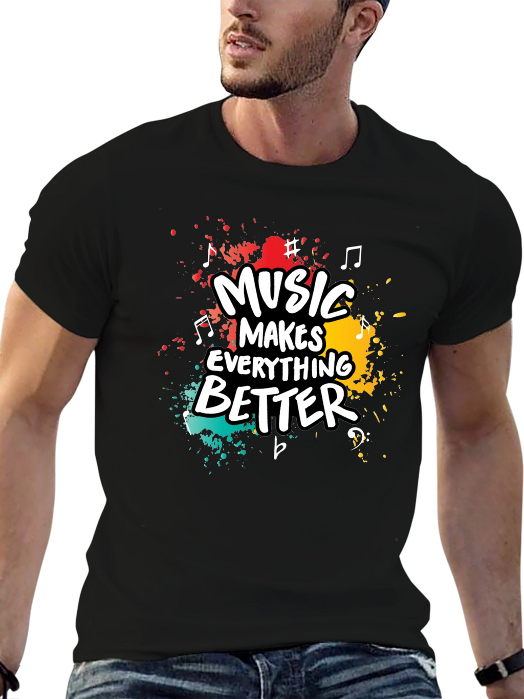 Music Makes Everything Better Graphic Tee