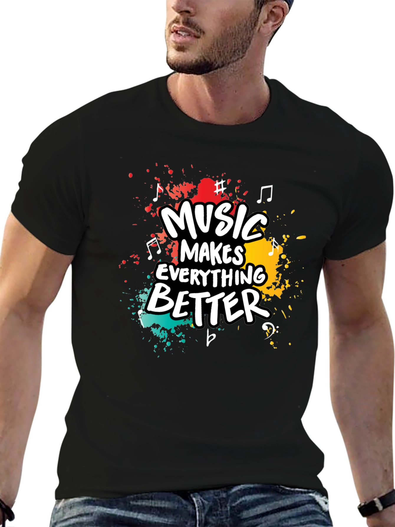 Music Makes Everything Better Graphic Tee