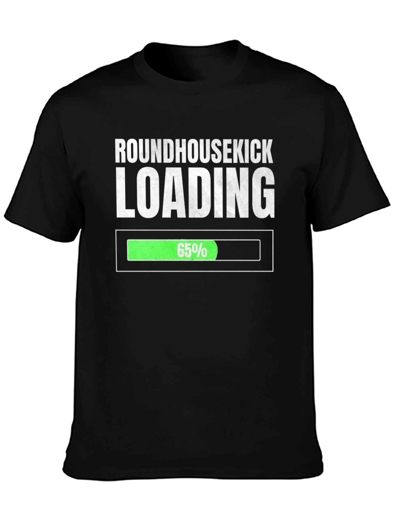 Roundhousekick Loading T-Shirt - Funny Martial Arts Tee