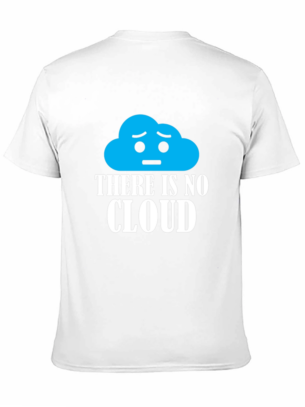 No Cloud Graphic Print Black T-Shirt