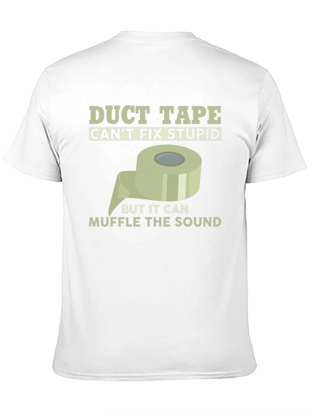 Funny Duct Tape Graphic Tee - Muffle the Sound