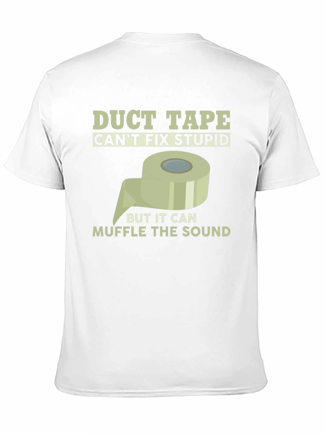 Funny Duct Tape Graphic Tee - Muffle the Sound